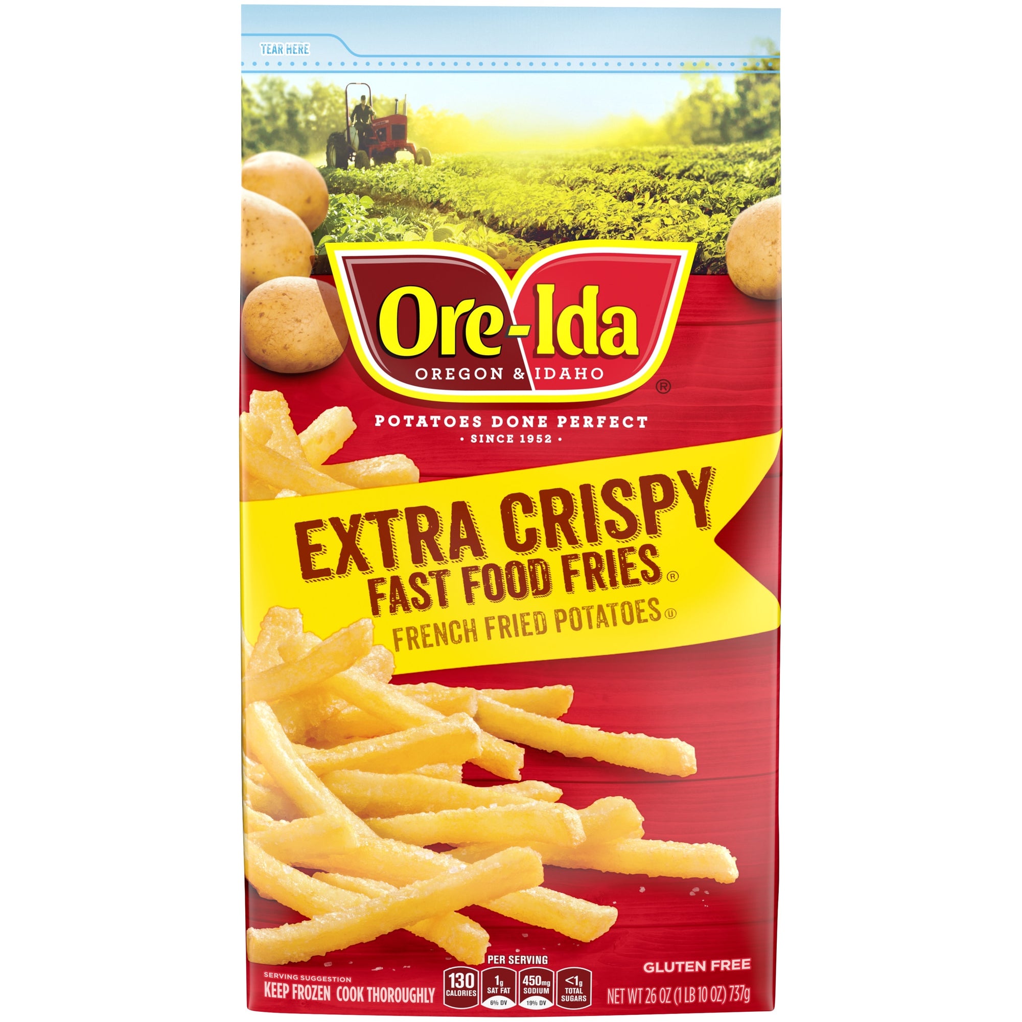 Ore-Ida Extra Crispy Fast Food Fries, 26oz