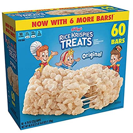 Kellogg's Rice Krispies Treats, Original - Business 60 Ct /.78 Oz