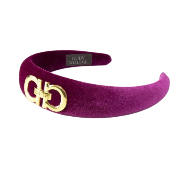 Ruby Willow Valeska Buckle Headband - Fuchsia - RW411