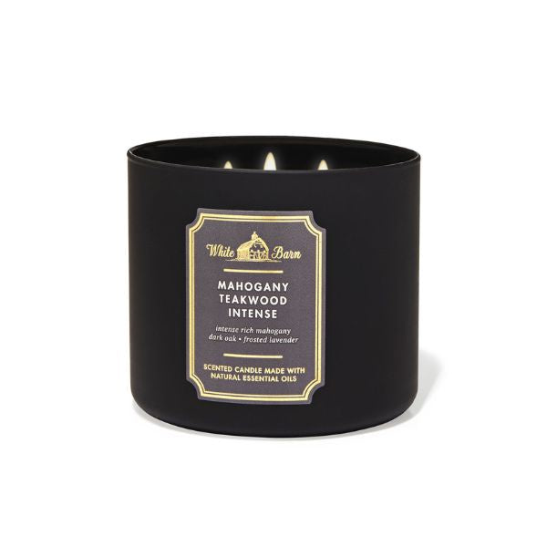 Bath & Body Works, Mahogany Teakwood Intense 3-Wick Candle, 14.5oz