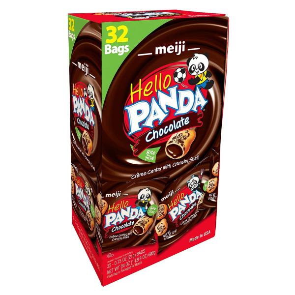 Meiji Hello Panda Bite Size Snacks, 32ct - Business