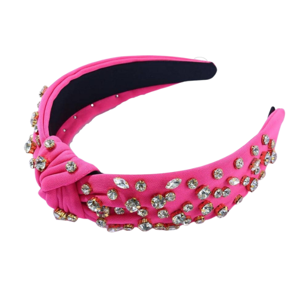 Knot & Rhinestone Decor Headband  Multicolor/one-size