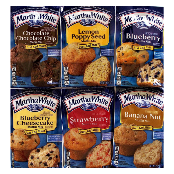 Martha White Muffin Mixes, Assorted Flavors