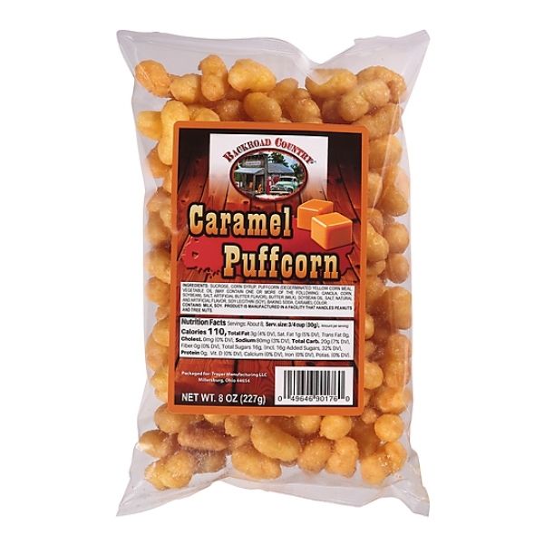 Backroad Country Caramel Puffcorn, 8 oz