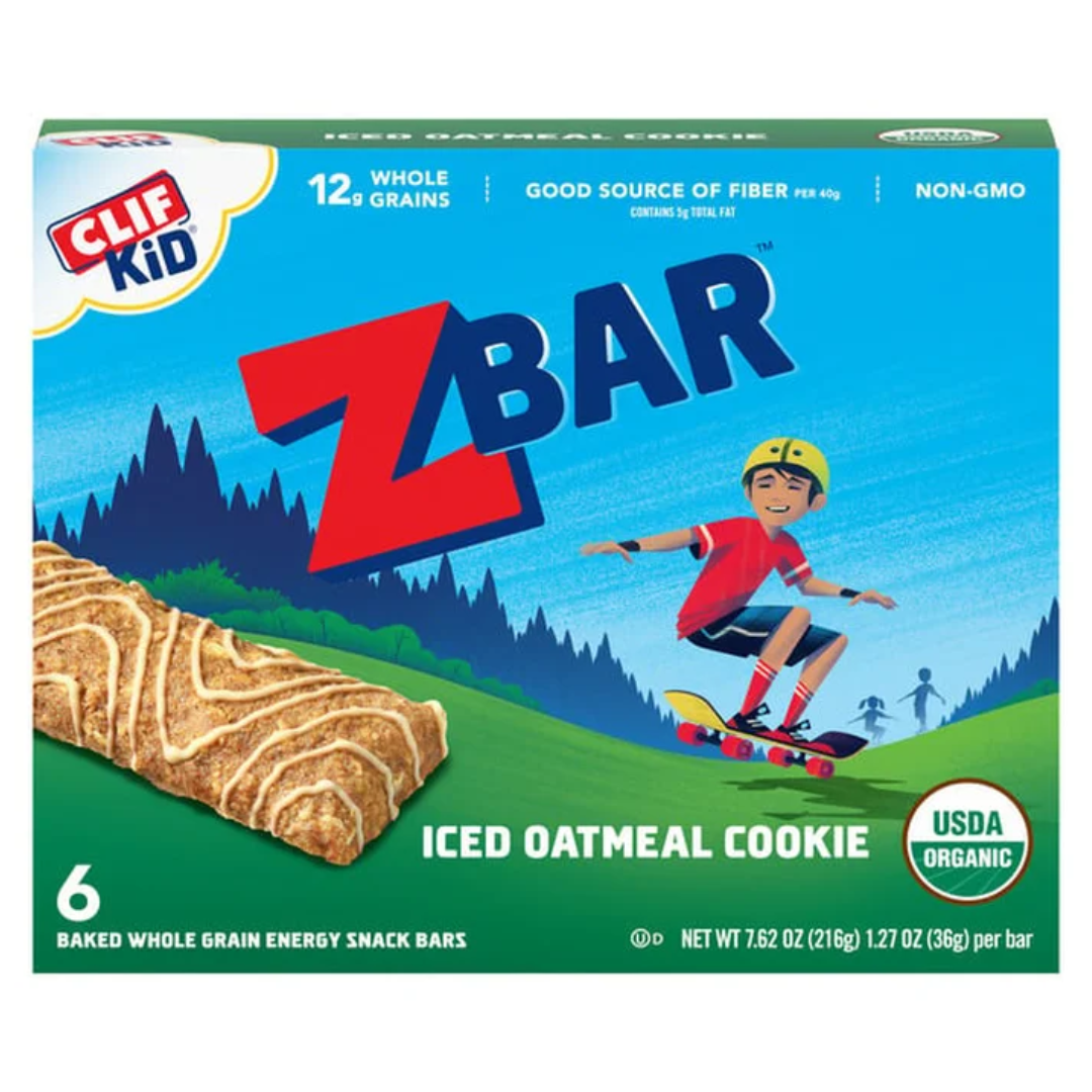 Clif ZBar, Iced Oatmeal Cookie 6ct