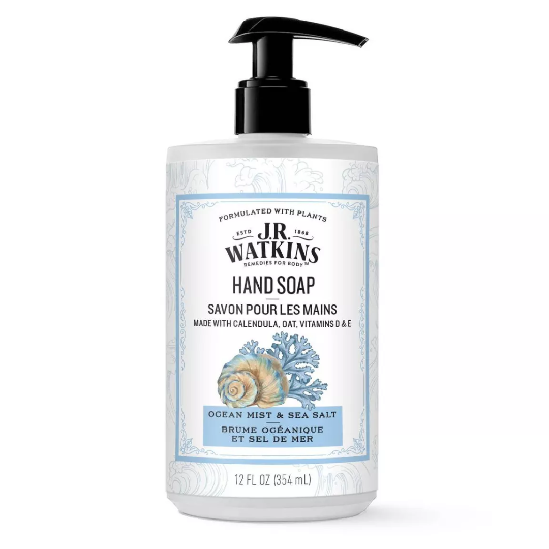 Watkins Hand Soap, Ocean Mist & Sea Salt, Foaming 12oz