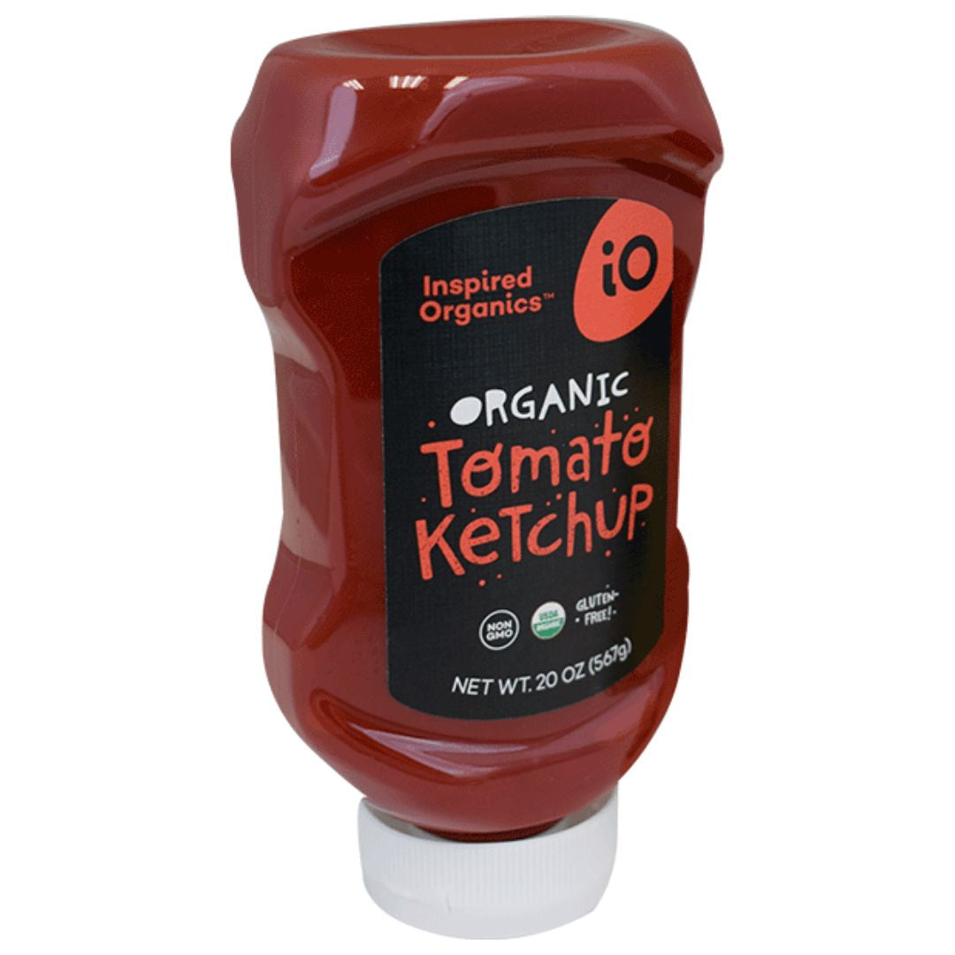 IO Brand Organic Tomato Ketchup, 20 oz