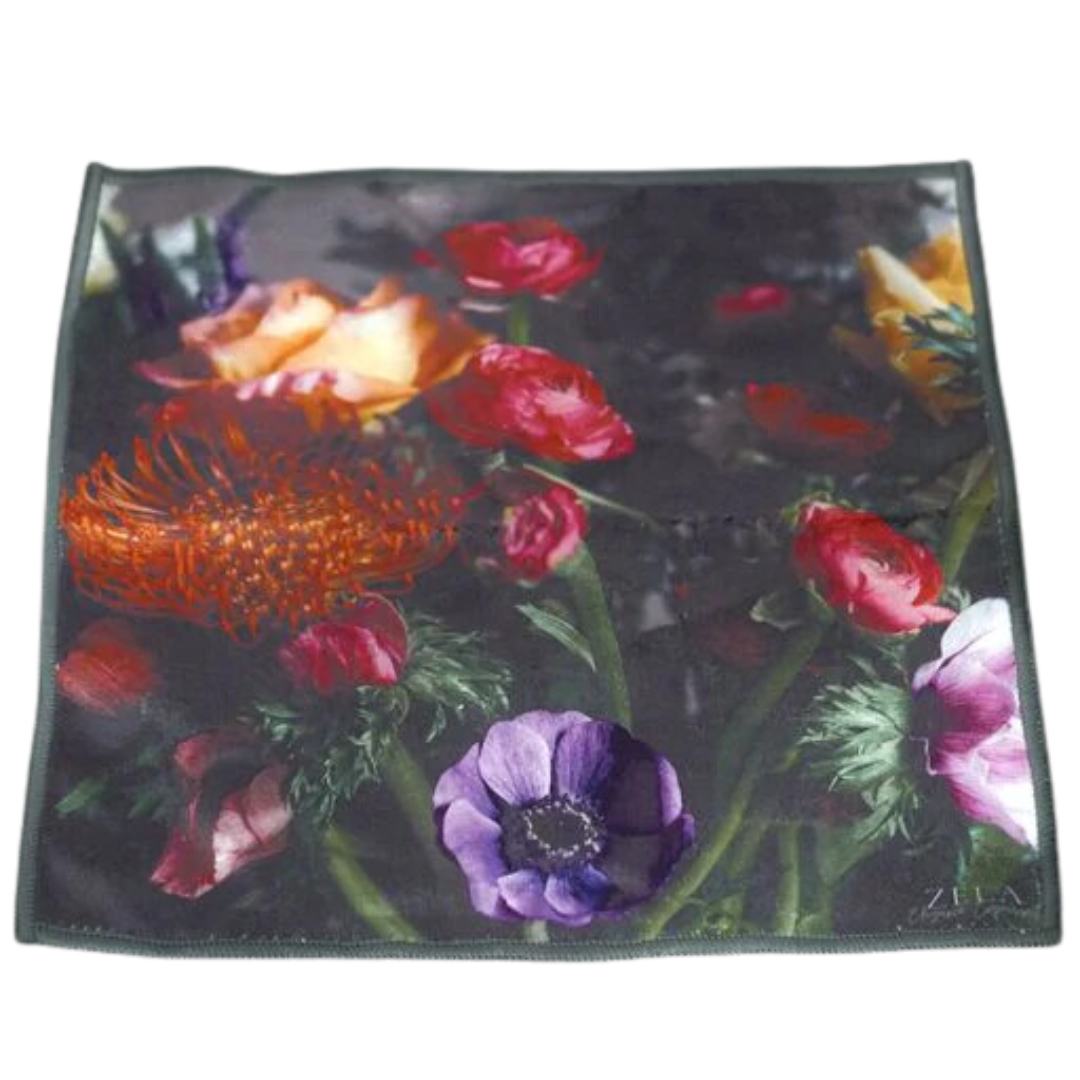 Zela Floral Microfiber Dish Cloth