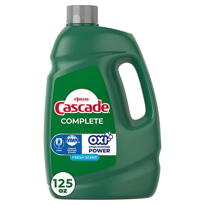 Cascade Dishwasher Gel + Oxi 125oz