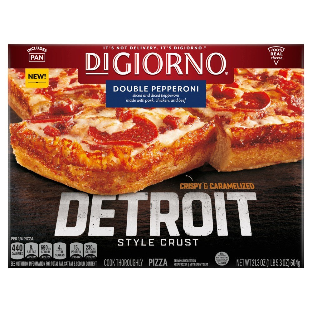 DiGiorno Detroit Style Pizza - Pepperoni, 21.3 oz