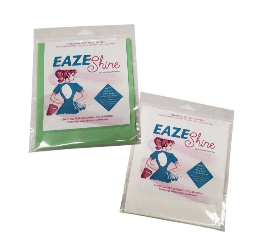 EAZEShine Cloth, Streak Free, Assorted Colors, 1 ct.