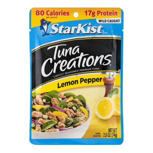 Starkist Tuna Creations, Lemon Pepper, 2.6oz