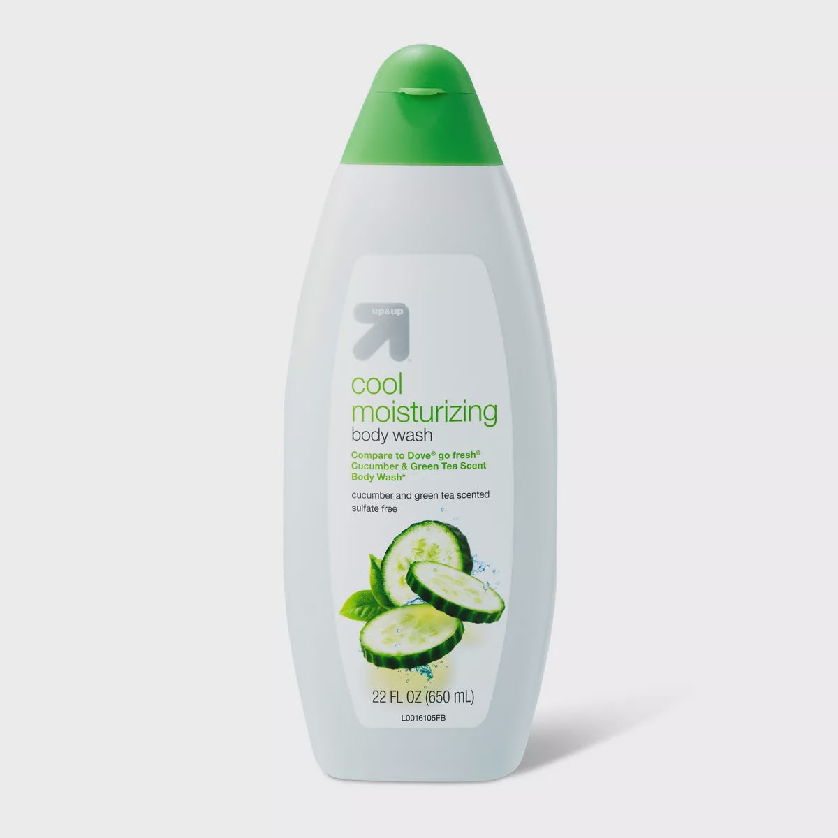 Up&Up Body Wash, Cool Moisturizing Cucumber&Green Tea,  22oz