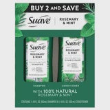 Suave Shampoo & Conditioner Set, Rosemary Mint 18ozea