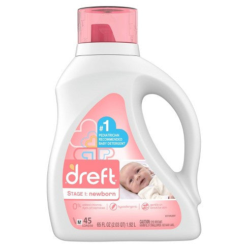 Dreft Newborn Newborn Baby Liquid Laundry Detergent 46oz