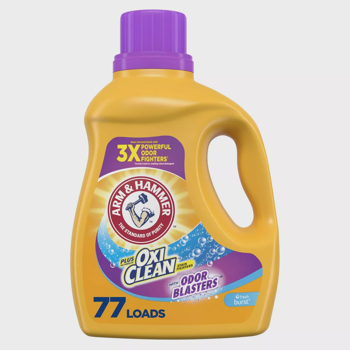 Arm & Hammer Laundry Soap, Oxi Clean with Odor Blasters 100.5oz