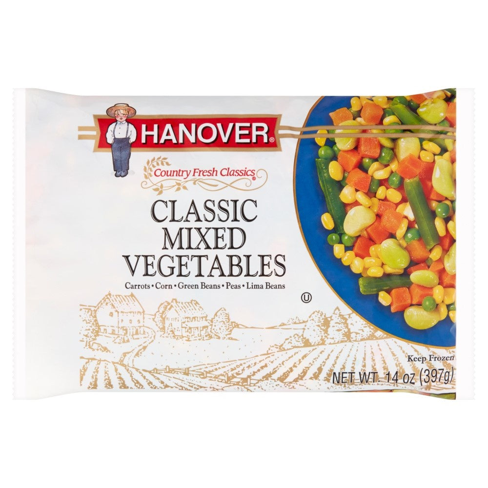 Hanover Frozen Mixed Vegetables - Classic, 14 oz