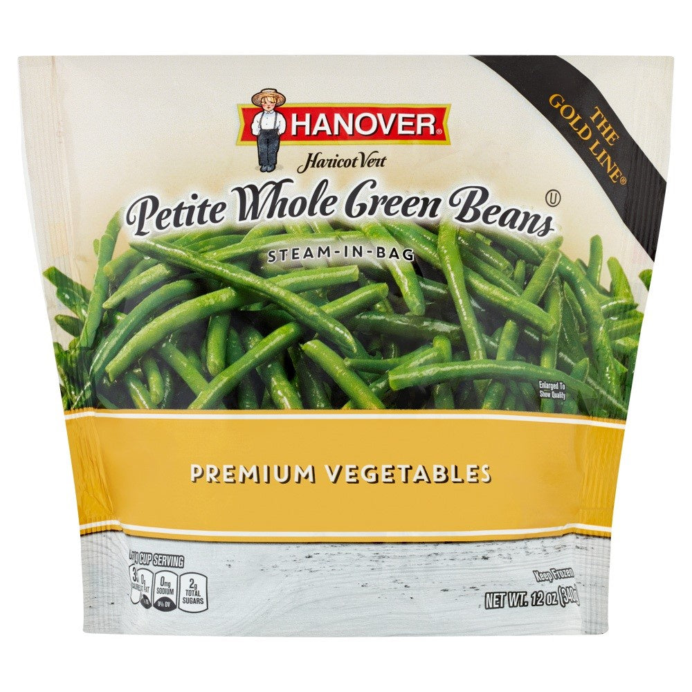 Hanover Frozen Petite Whole Green Beans, 12oz