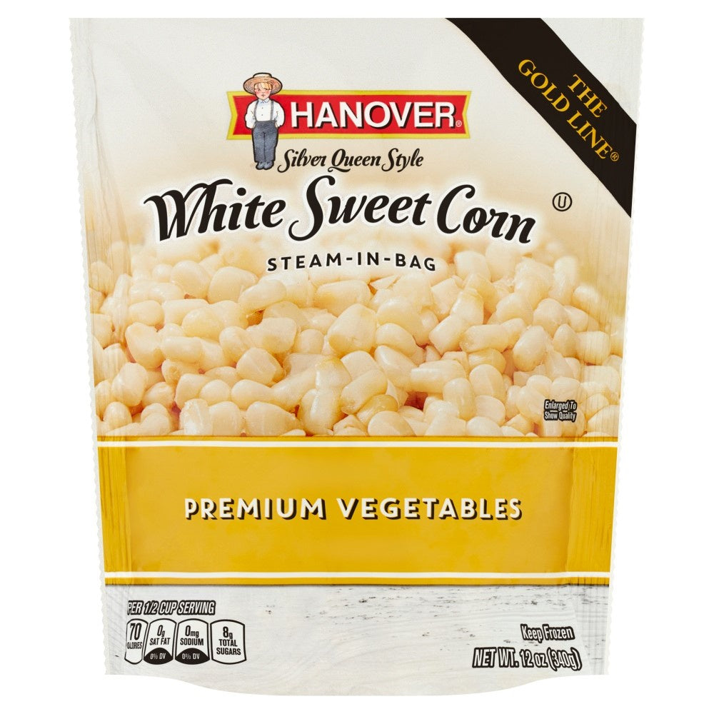 Hanover Frozen White Sweet Corn, 12oz