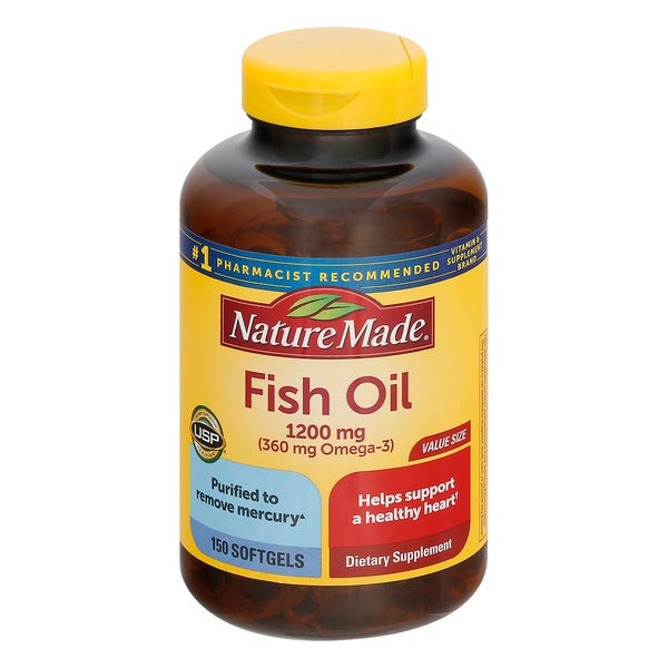 Nature Made Fish Oil, 1200 mg, 150 soft gels