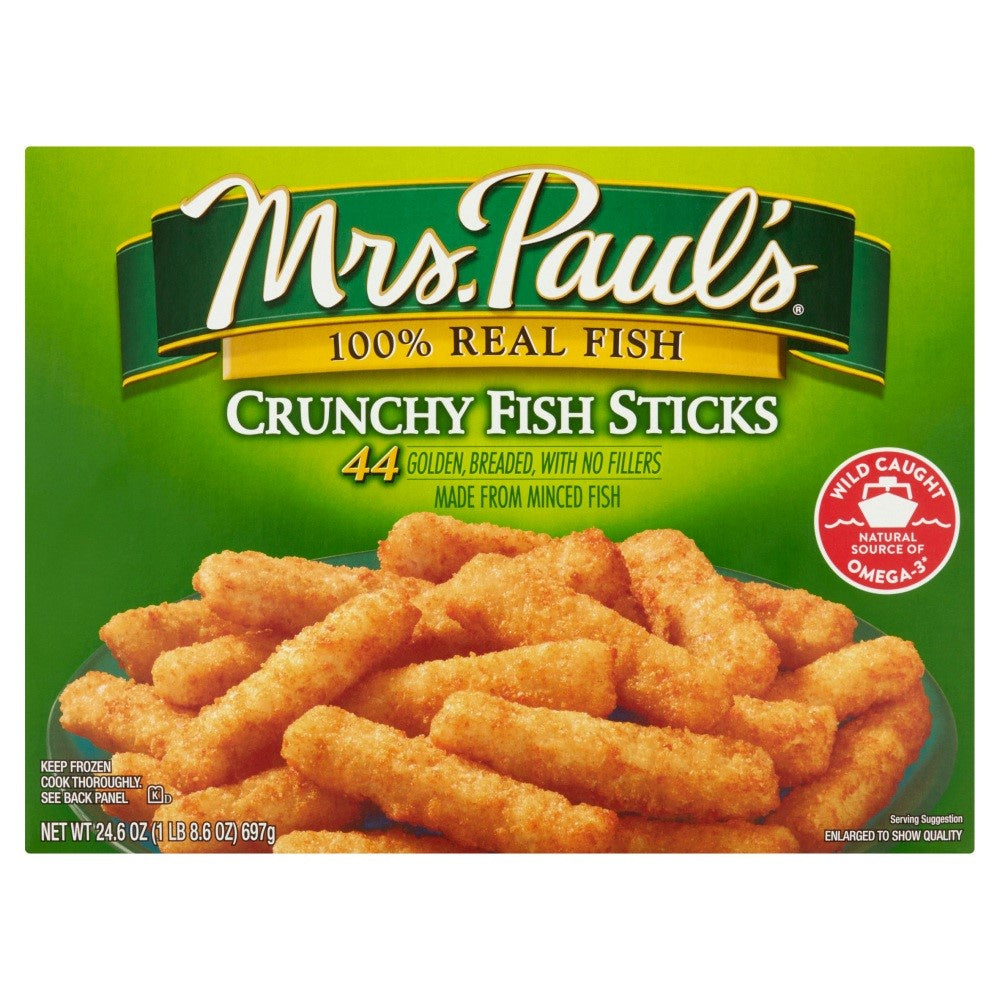 Mrs. Paul's Breaded Fish Sticks, 24.6 Oz