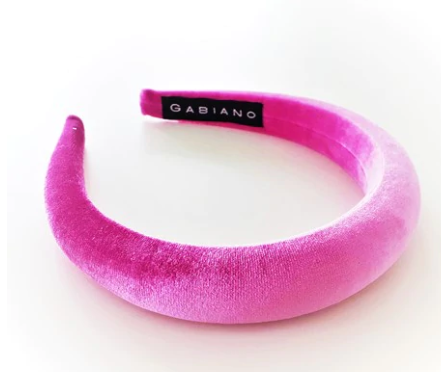 Padded Hair Band - Pink, 2.5cm -  PB209