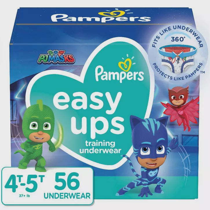 Pampers Easy Ups Training Underwear, Boys (PJ Masks) - Delivery Within 1 Week