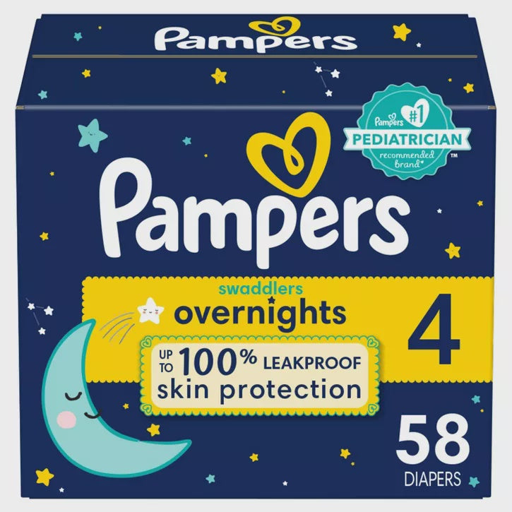 Pampers Swaddlers Overnights - Delivery Within 1 Week