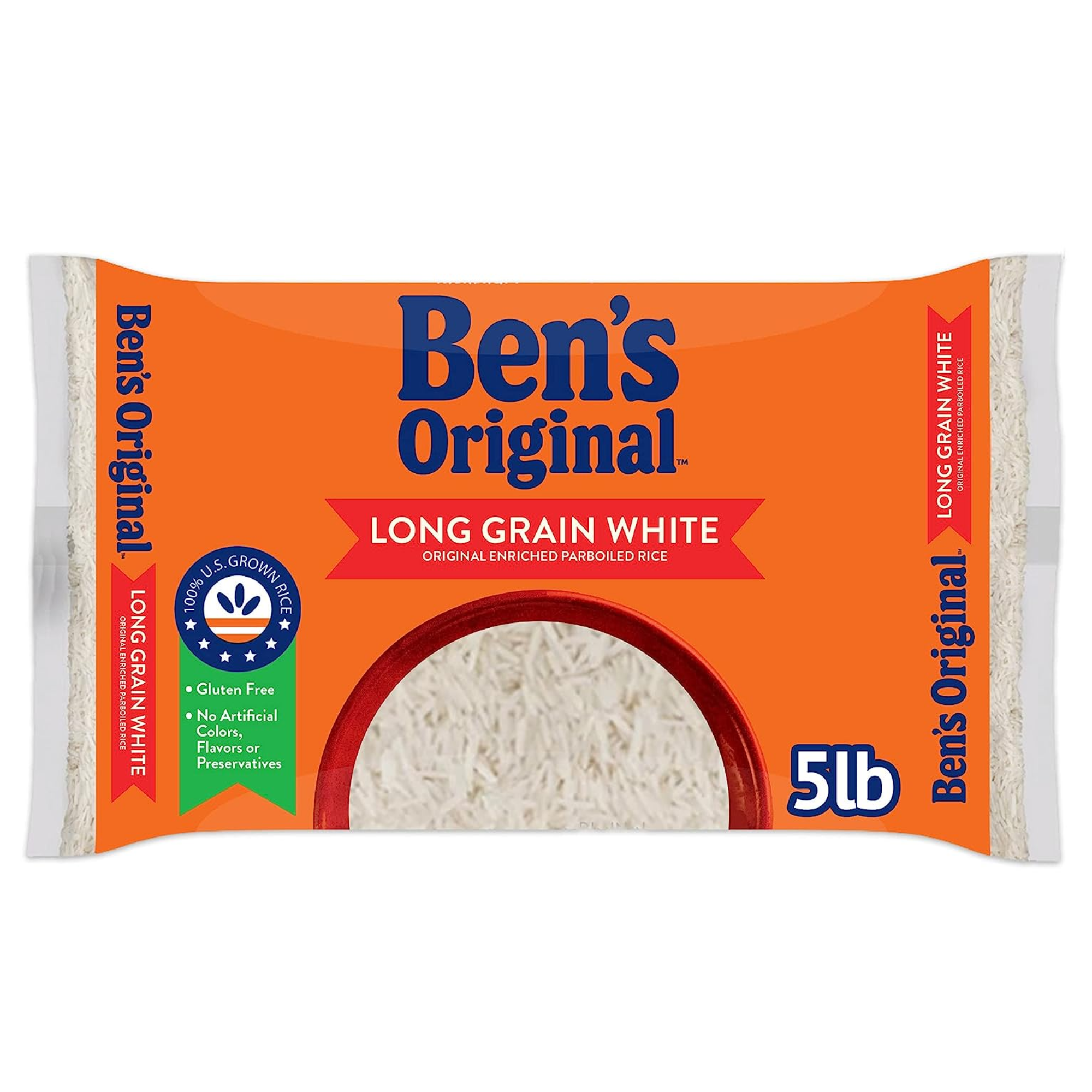 Ben's Original Long Grain Parboiled White Rice, 5lb