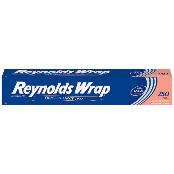 Reynolds Wrap Aluminum Foil, Regular, 250 Sq. Ft. X 12"