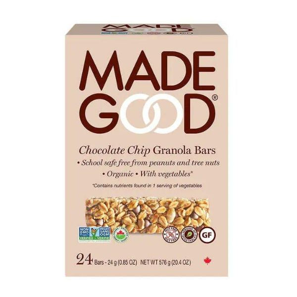 Madegood Granola Bars, Chocolate Chip, 24ct - Business