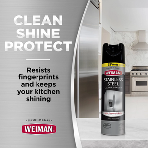 Weiman Stainless Steel Cleaner & Polish, 12oz