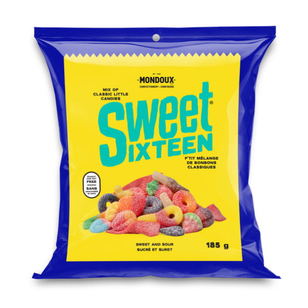 Mondoux Sweet Sixteen Sweet & Sour Gummies Mix, 400 g