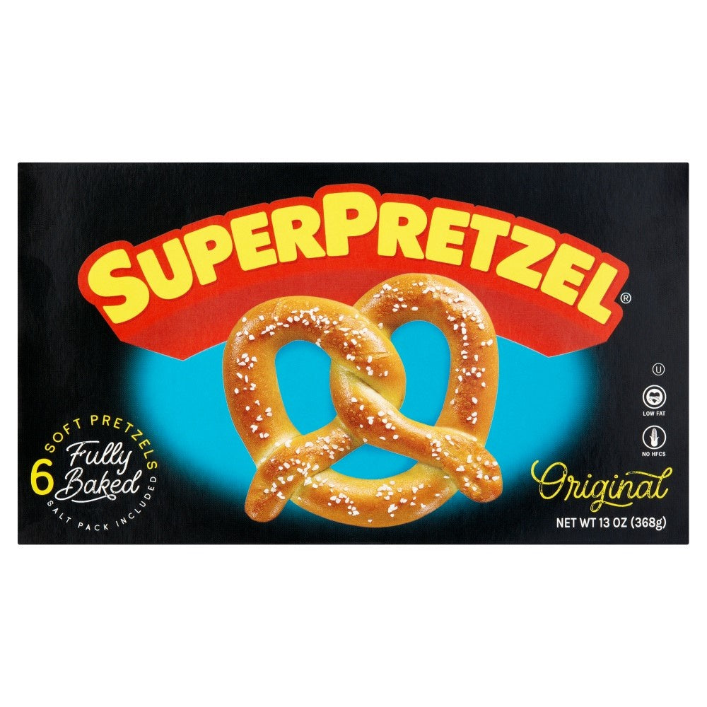 SuperPretzel Soft Pretzel, 6ct