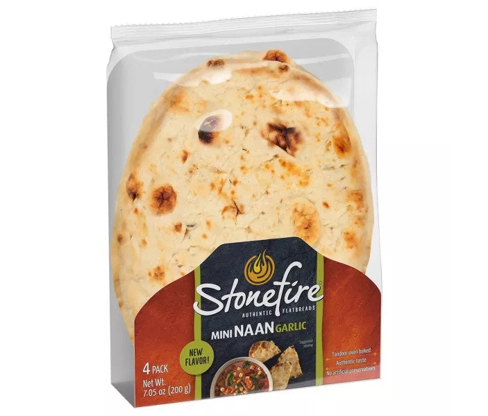 Stonefire Mini Naan Bread Original 4 Pack, 7.05oz