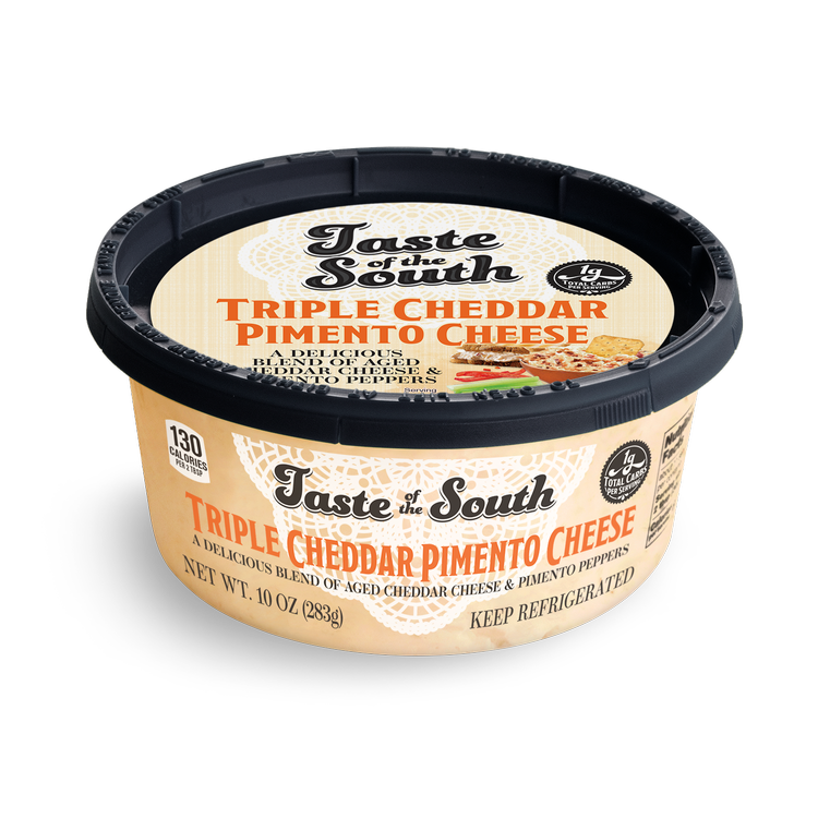 Taste of South Dip, Triple Cheddar Pimento, 10 oz