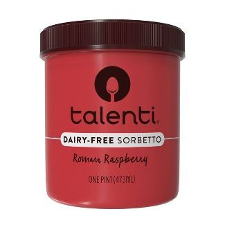 Talenti Dairy-Free Sorbetto, Roman Raspberry, 16 oz