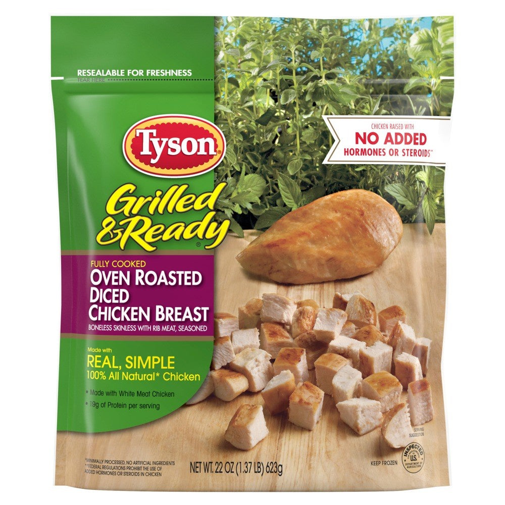 Tyson Oven Roasted Diced Chicken, 22.0 Oz