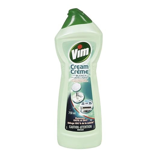 Vim Cream Cleaner with Bleach, Pure Boost 500mL