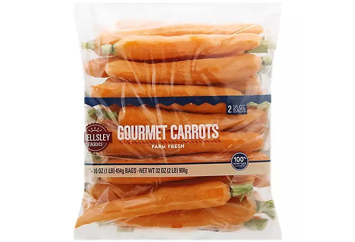 Wellsley Farms Fresh Gourmet Carrots - w/Stem, 1 lb