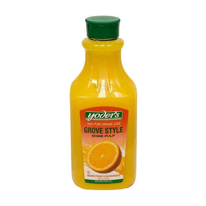 Yoders Orange Juice with Pulp NFC, 52oz