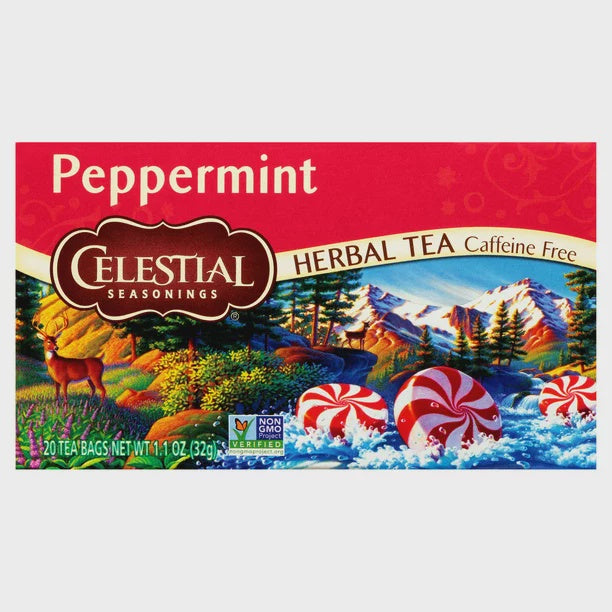 Celestial Seasonings Tea, Peppermint 20ct