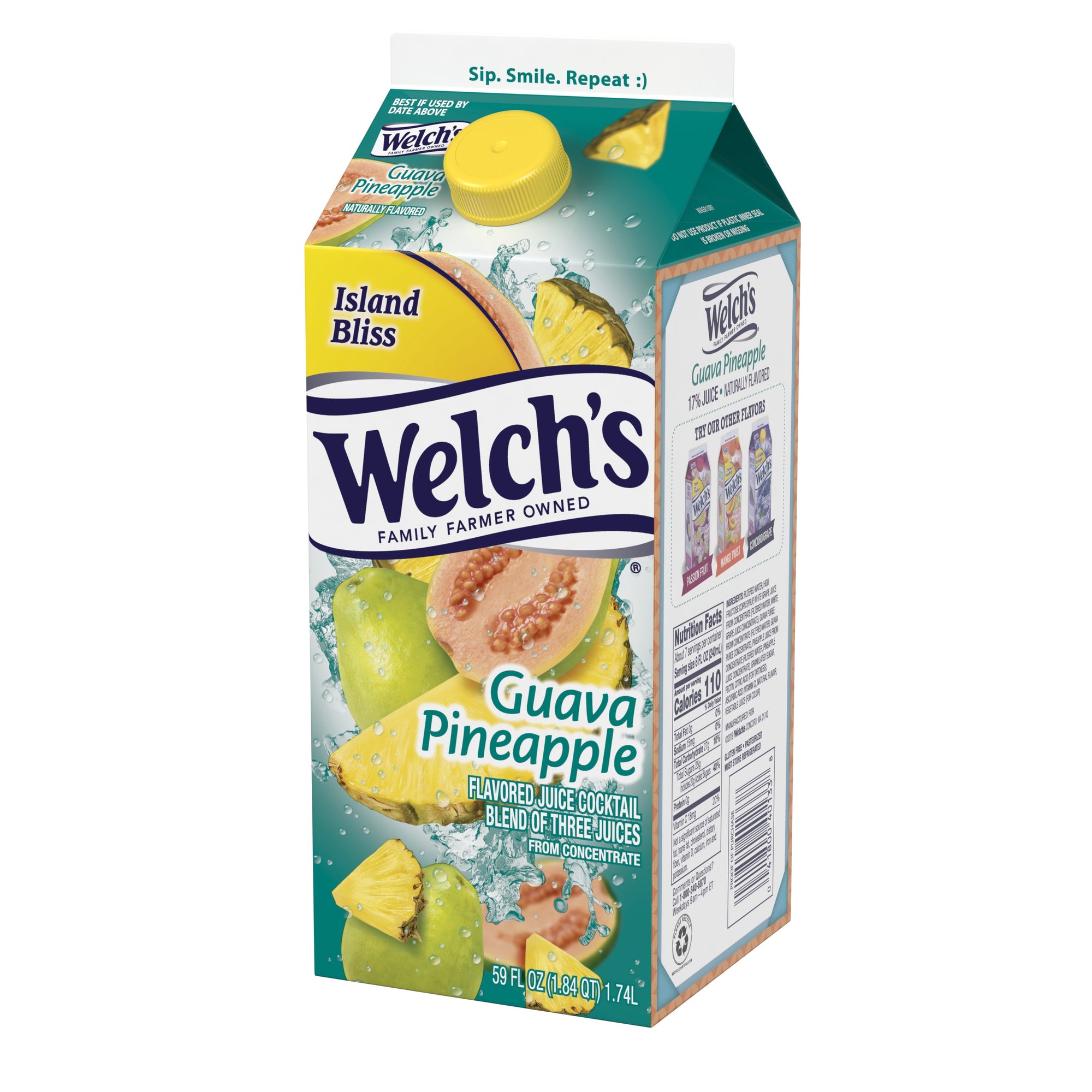 Welch's Juice, Guava Pineapple, 59 fl oz