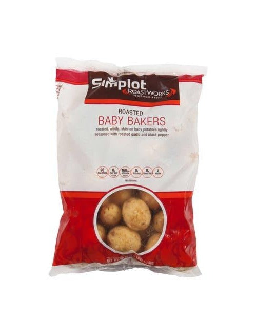 Simplot Roastworks, Frozen Whole Baby Potatoes, Skin-On, Cooked & Seasoned, 40 oz