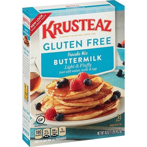 Krusteaz Gluten Free Buttermilk Pancake Mix, 16 oz