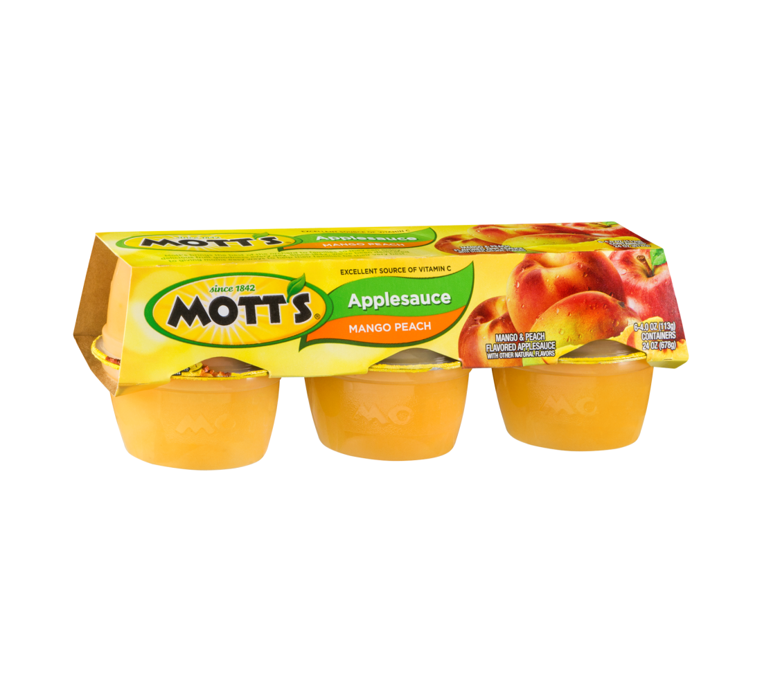 Mott's Applesauce Mango Peach 6 Pack