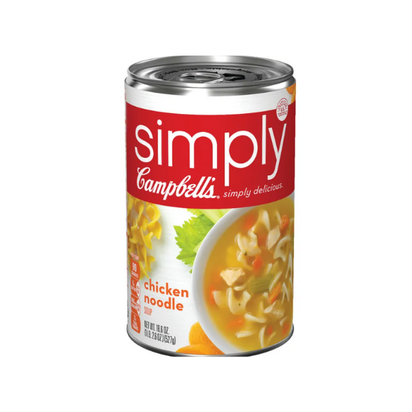 Campbell's Simply Chicken Noodle Soup, 18.6oz