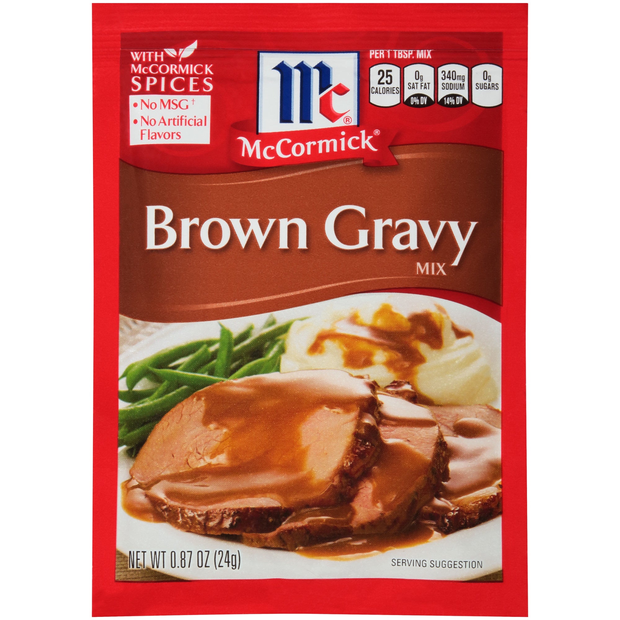 McCormick Brown Gravy Mix, 0.87 oz