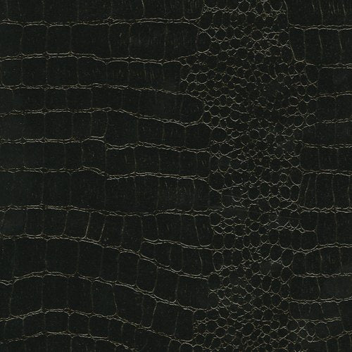 Caspari Gift Wrap, Crocodile, Black, 30" x 5'