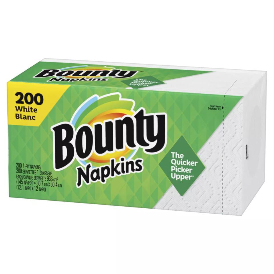 Bounty Paper Napkins 200 count